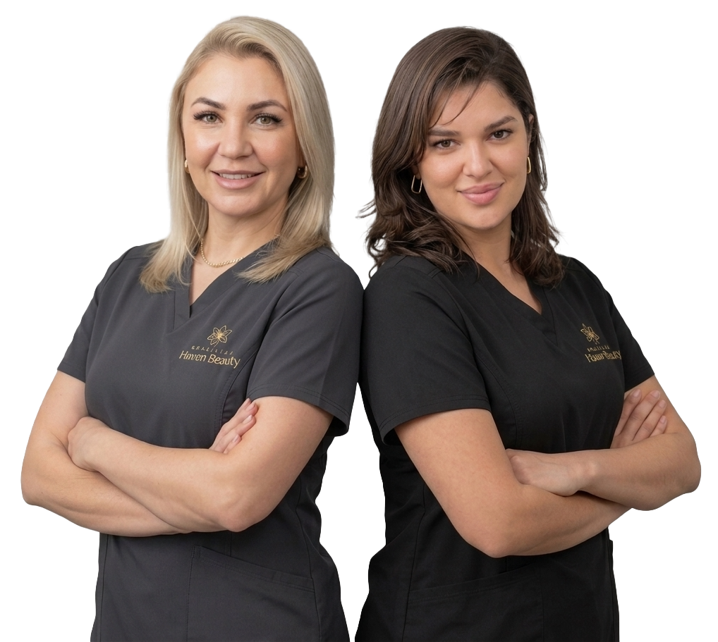 Brazilian Haven Beauty estheticians Lilian and Evelin